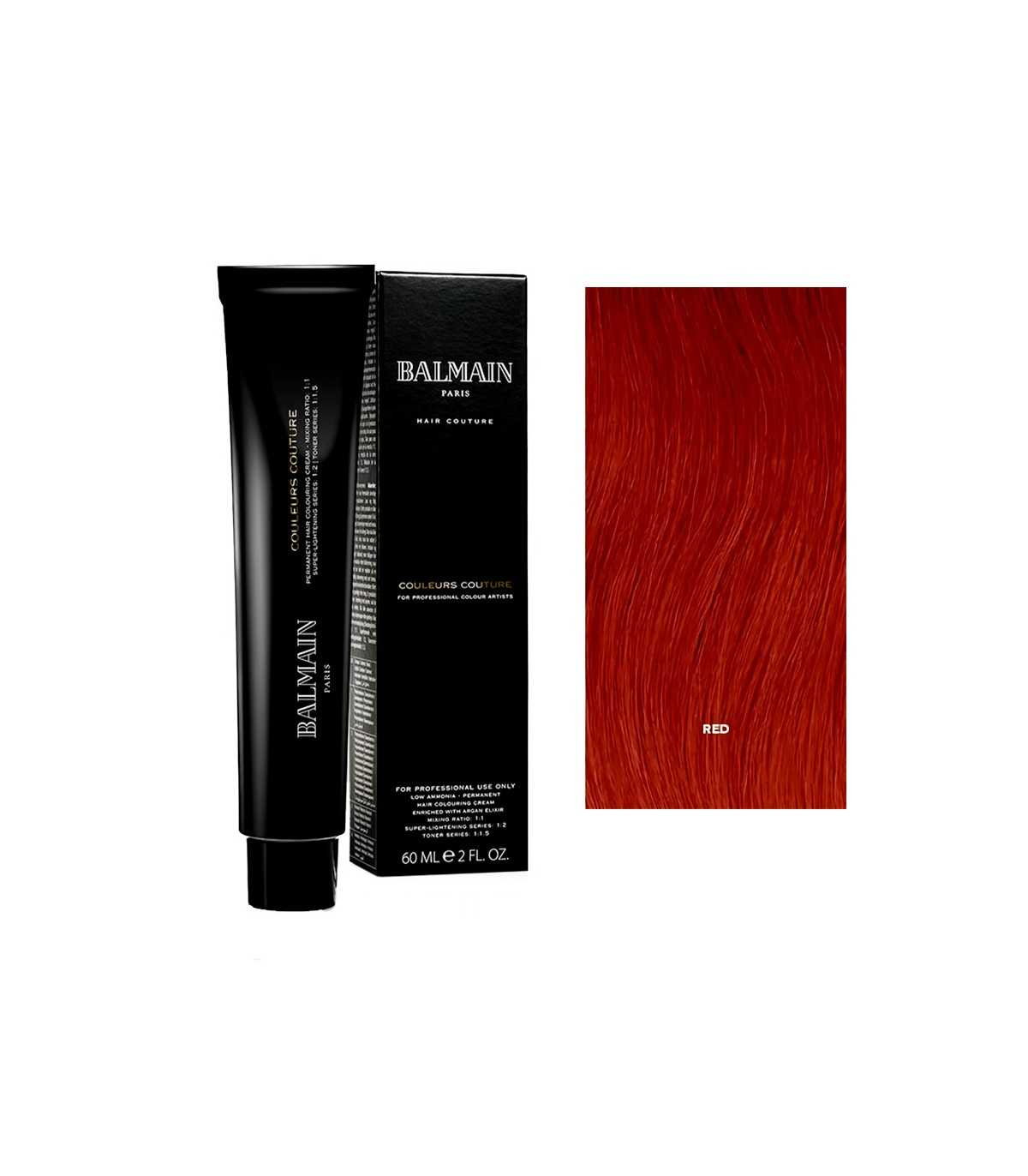 Balmain Professionnel Couleurs Couture Permanente Haarfarbe Red 60 ml – Intensive Farbbrillanz für Frauen