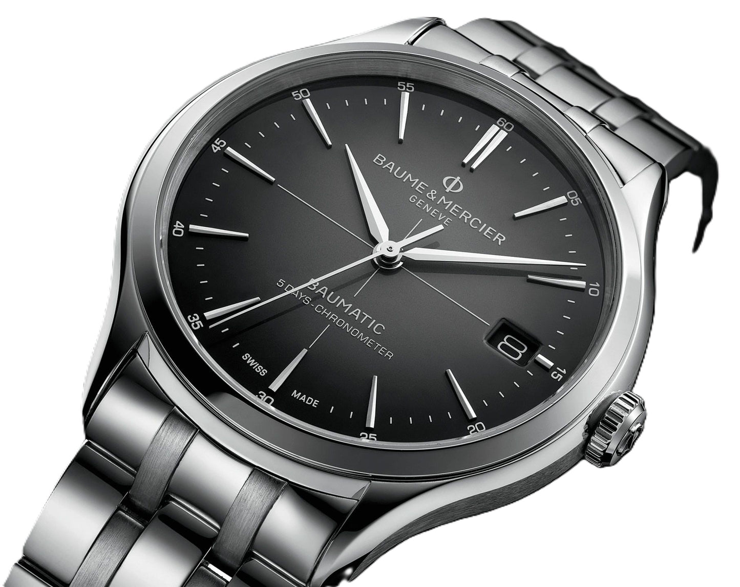 BAUME&MERCIER MOA10551 Date Armbanduhr 40 mm ansicht-3