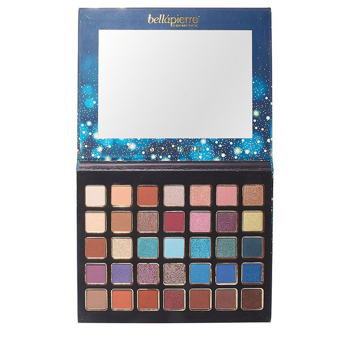 Bellapierre All Star Lidschattenpalette – 35 vielseitige Farben für strahlende Augen