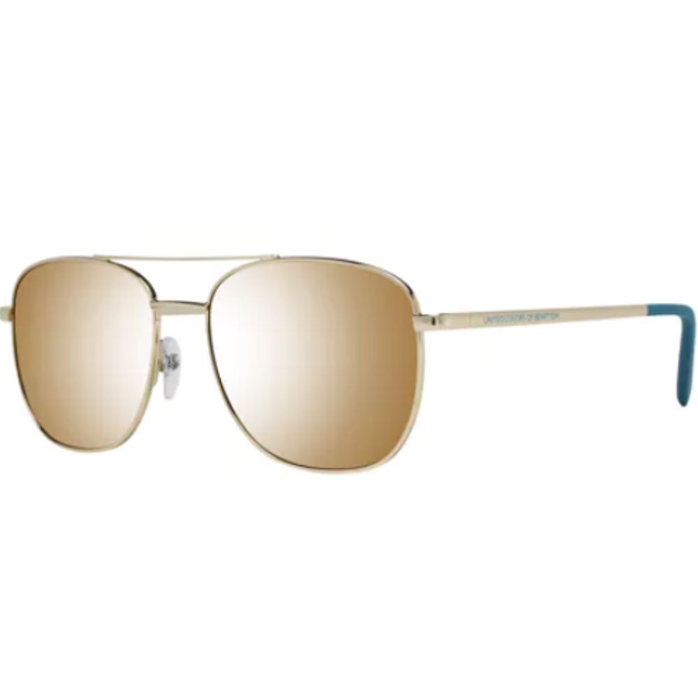 Benetton Benetton, United Colors of Benetton, Sonnenbrille, Goldenes Rechteck, Unisex Regular