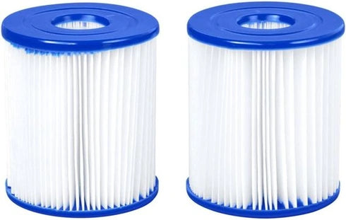 Bestway Flowclear Filterkartuschen Typ I – 2er-Pack Ø 8 × 9 cm | 58093