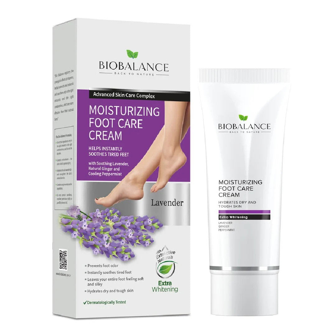 Bio Balance Bio Balance, Moisturizing Foot Care, Hydratisierend, Täglich, Fußcreme, 60 ml Regular