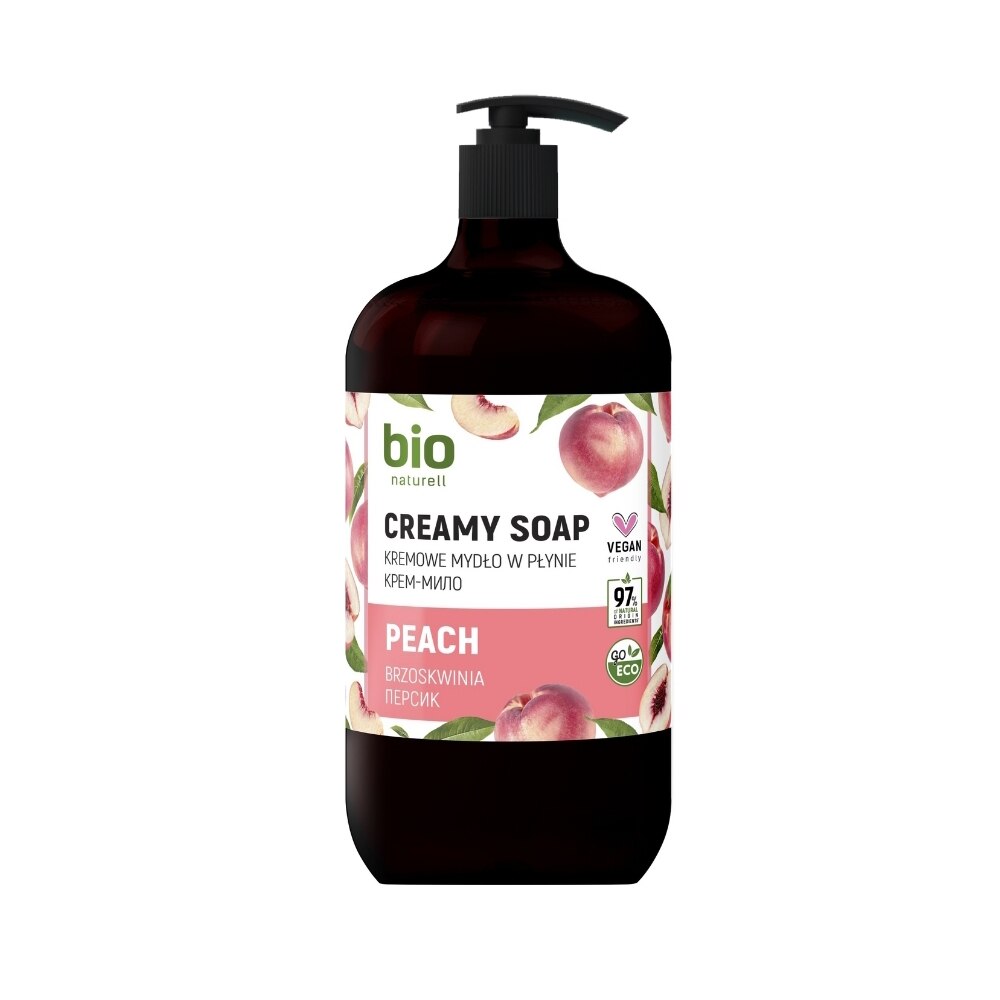 Bio Naturell Bio Naturell, Bio Naturell, Pfirsich, Feuchtigkeitsspendend, Flüssigseife, Für Hände, 946 ml Regular