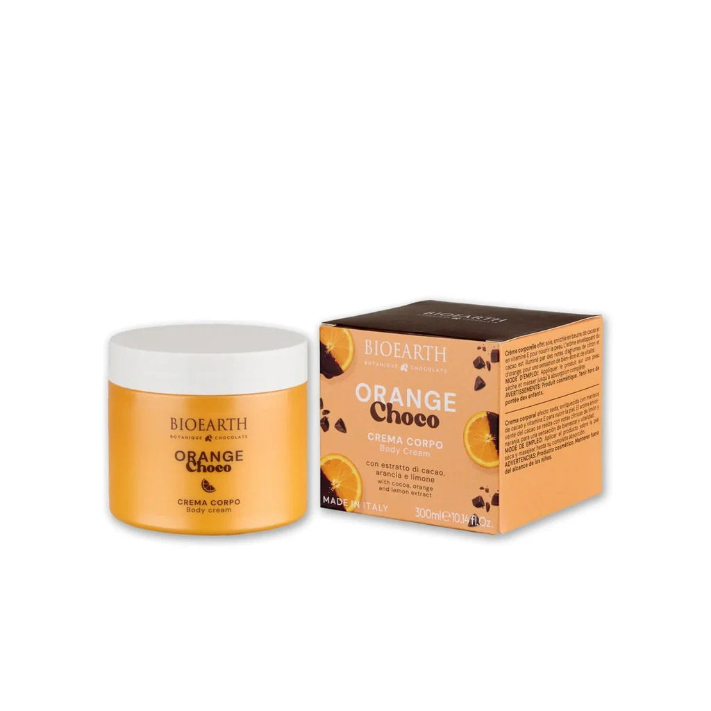 Bioearth Bioearth, Orange Choco, Feuchtigkeitsspendend & Weichmachend, Körpercreme, Täglich, 300 ml Regular