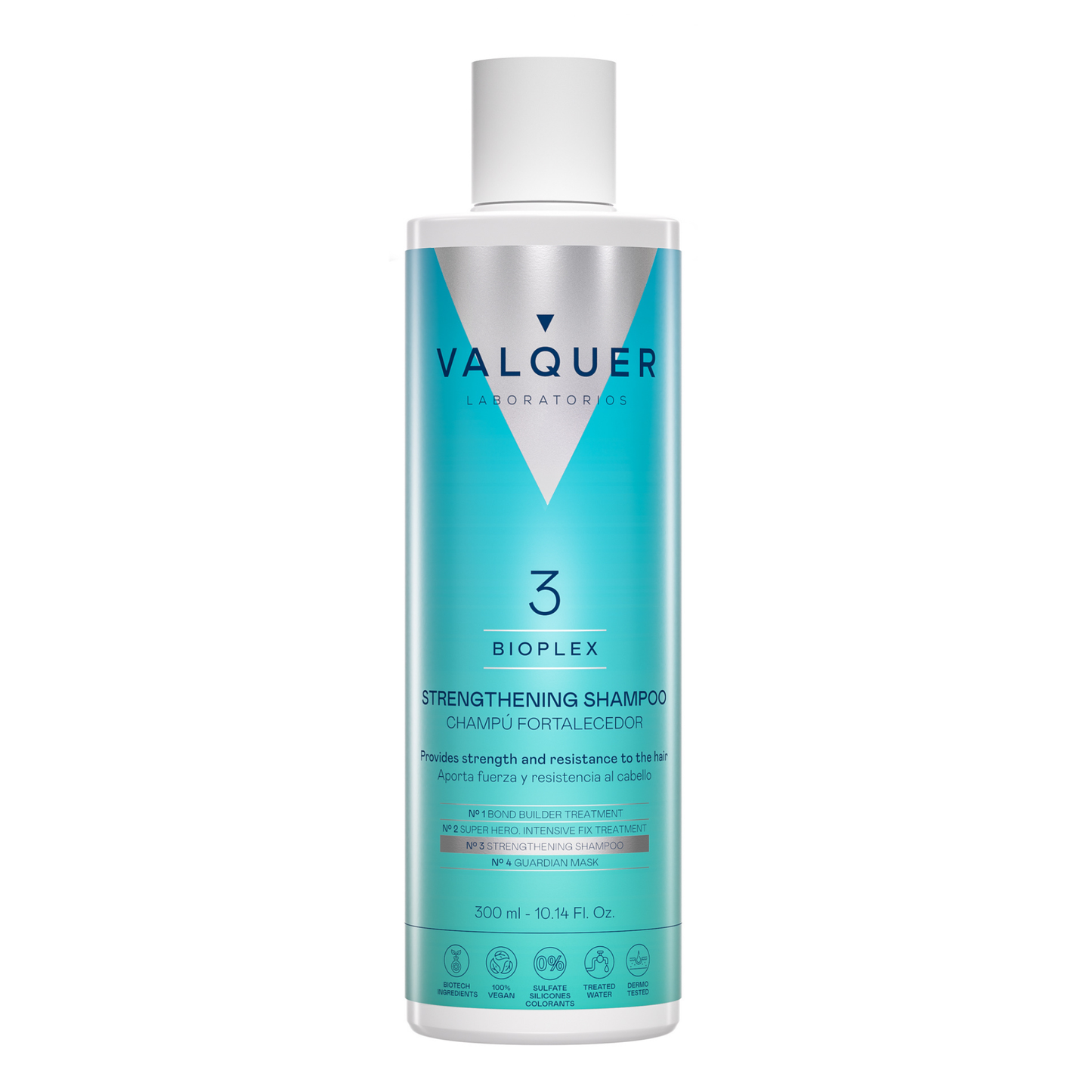 VALQUER Bioplex N 3 Champú Fortalecedor 300 ml Kosmetik