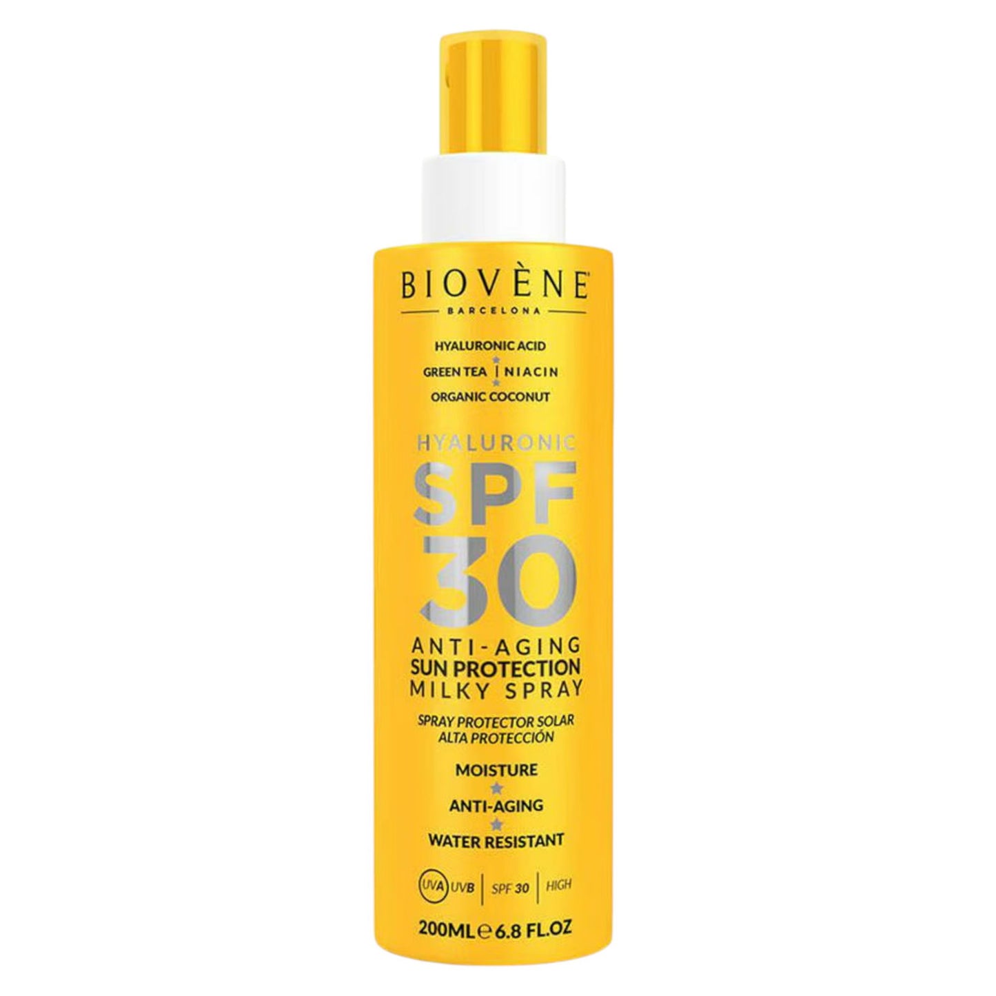 Biovene Biovene, Hyaluronic Acid, Grüner Tee, Anti-Aging, After-Sun Milch, 200 ml *Tester