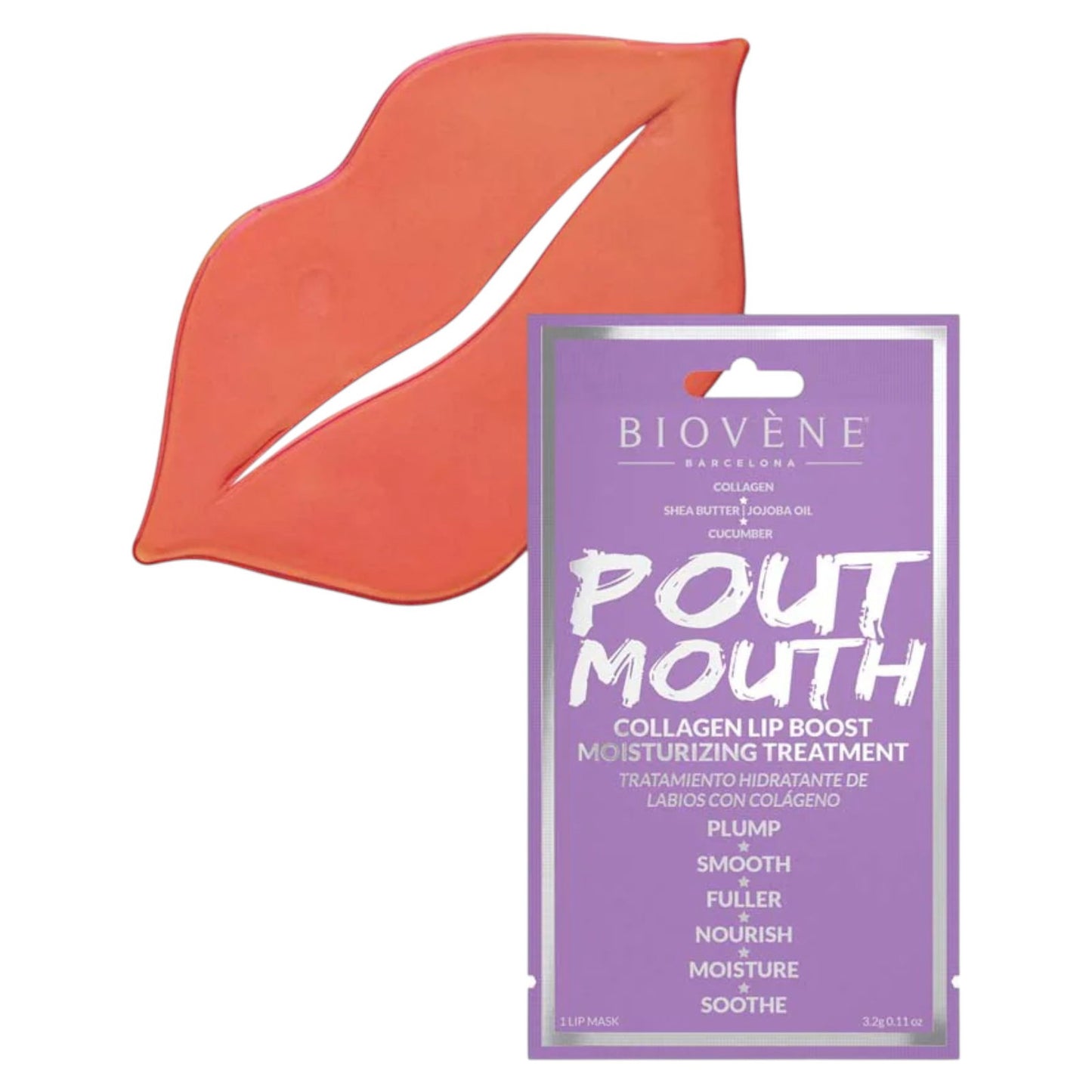 Biovene Biovene, Pout Mouth, Feuchtigkeitsspendend, Lippenmaske, 10 g Regular