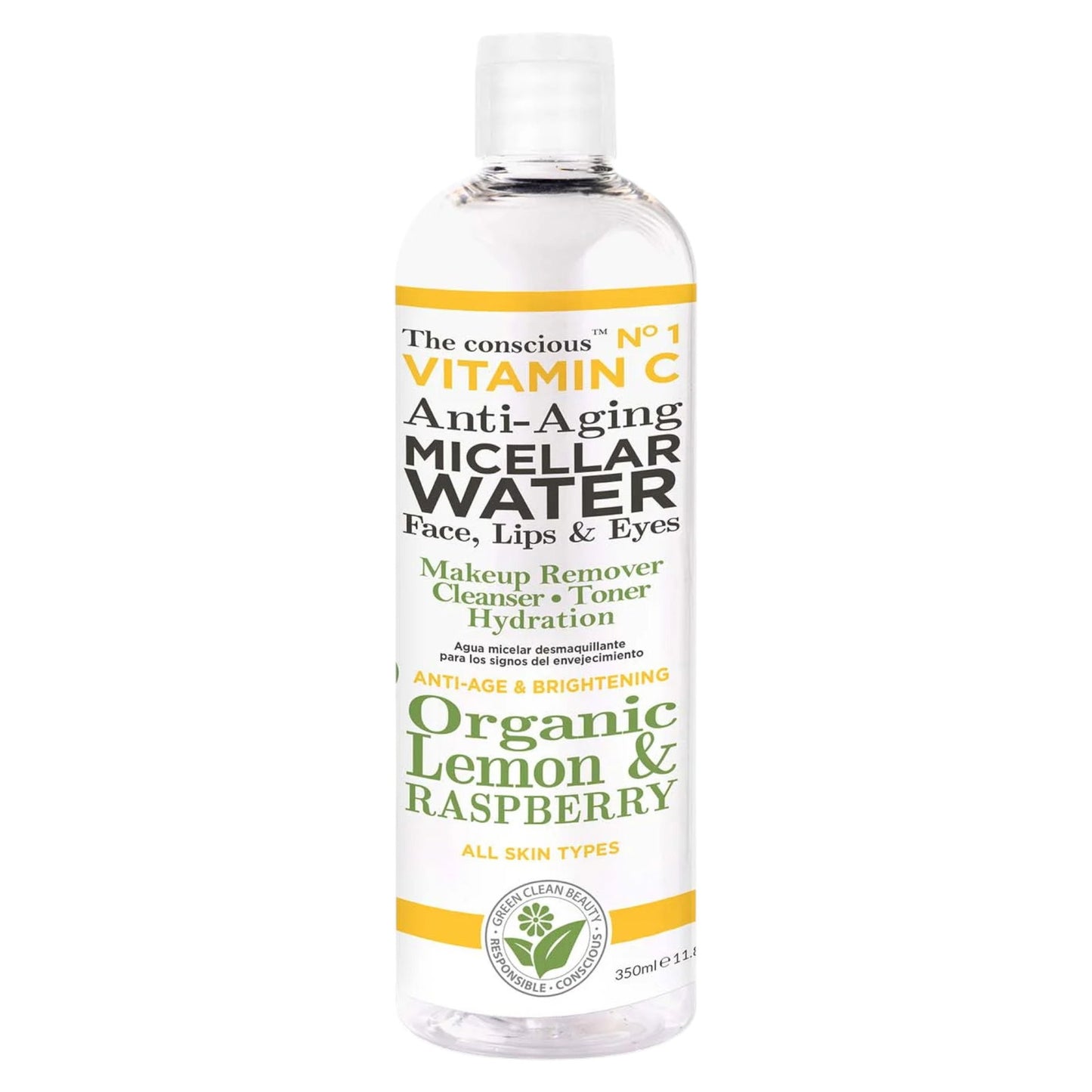Biovene Biovene, The Conscious No.1, Vitamin C, Hydratation, Mizellenwasser, Alle Hauttypen, 350 ml Regular