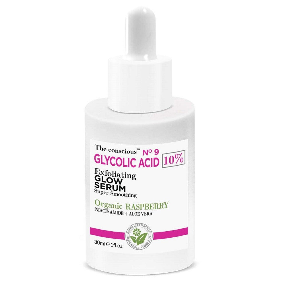 Biovene Biovene, The Conscious No.9, Glykolsäure, Peeling, Serum, Für das Gesicht, 30 ml Regular