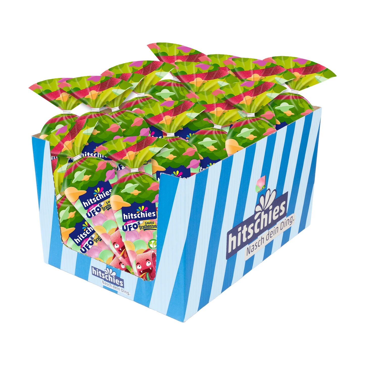 Hitschies brizzl UFOs saure Drachenzungen 75g
