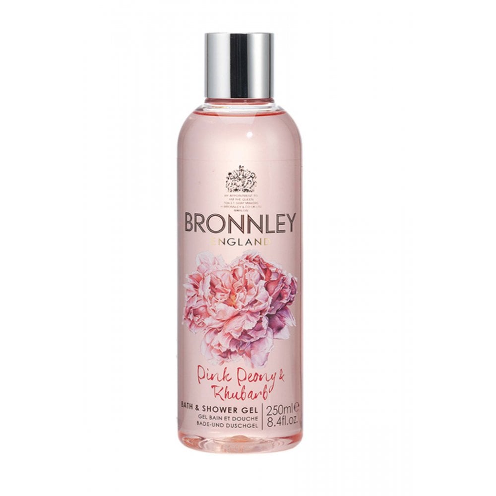 Bronnley Bronnley, Pink Peony & Rhubarb, Reinigung, Duschgel, Für alle Hauttypen, 250 ml Regular