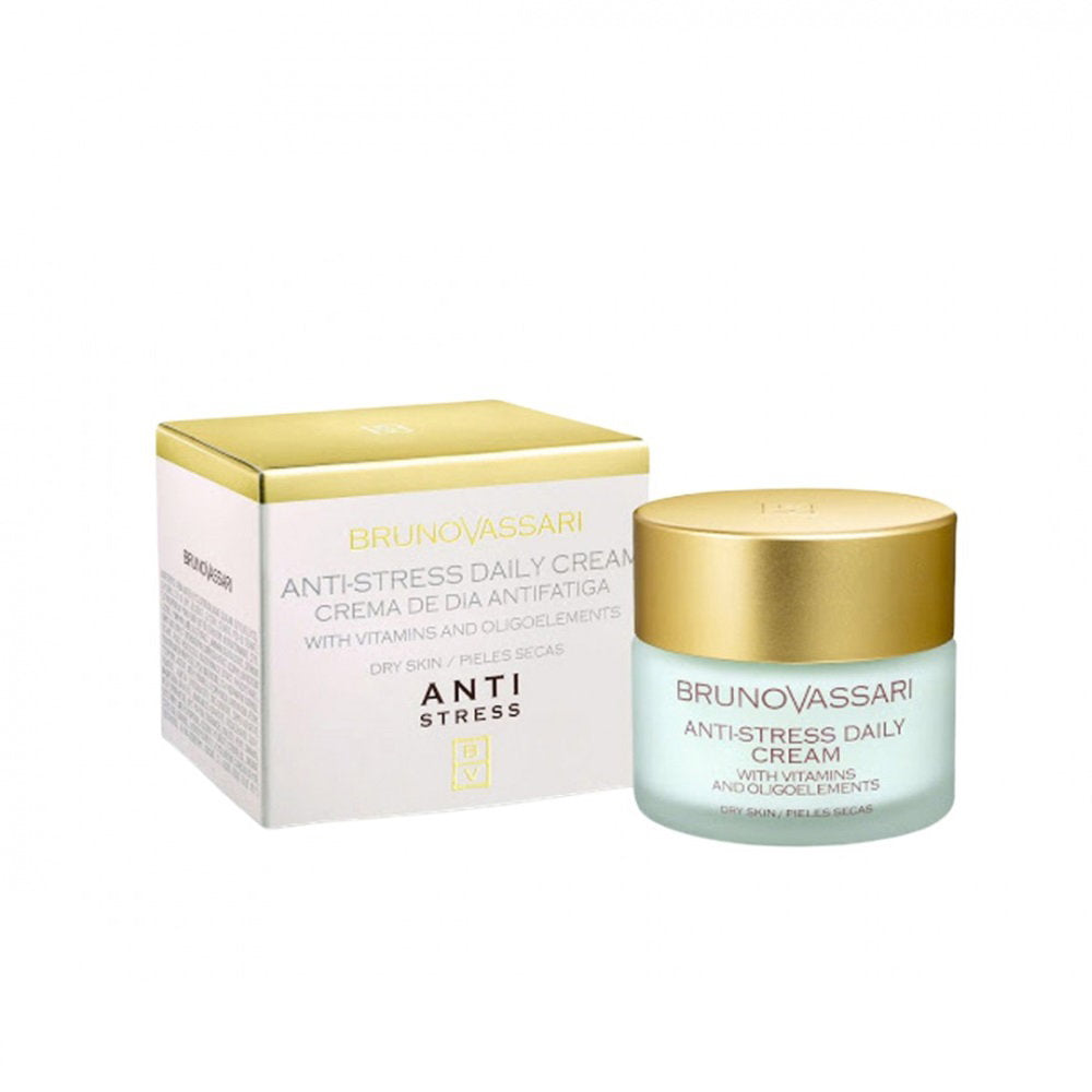 Bruno Vassari Bruno Vassari, Anti Stress, Ermüdungsfrei, Täglich, Sahne, Für das Gesicht, 50 ml Regular
