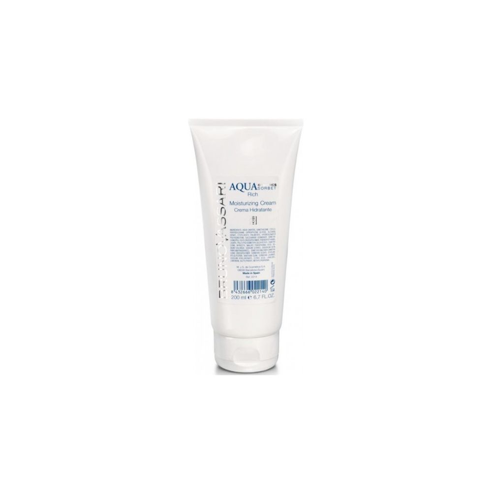 Bruno Vassari Bruno Vassari, Aqua Genomics Sorbet, Hyaluronsäure, Hydratisierend, Reichhaltige Creme, Für das Gesicht, 200 ml