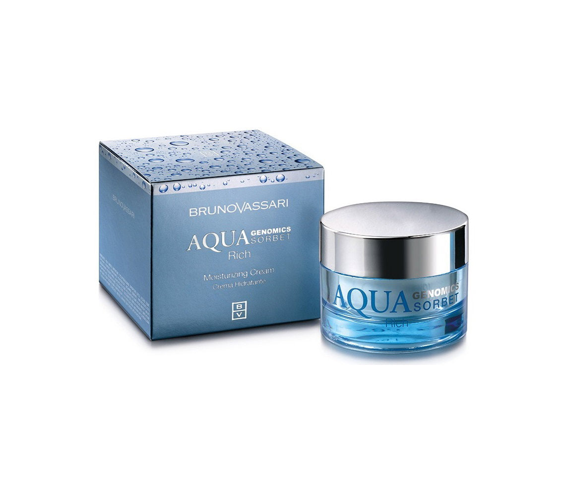 Bruno Vassari Bruno Vassari, Aqua Genomics Sorbet, Hyaluronsäure, Hydratisierend, Reichhaltige Creme, Für das Gesicht, 50 ml