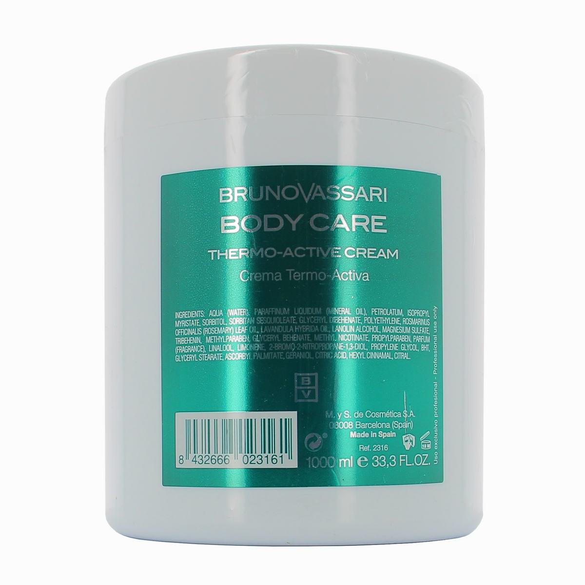 Bruno Vassari Body Care Ätherische Öle Beruhigend & Tonisierend Körpercreme 1000 ml