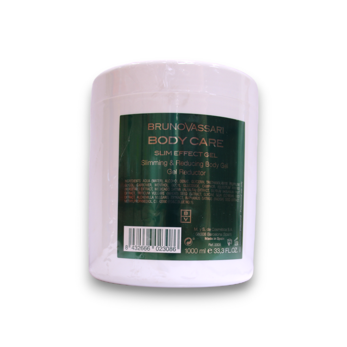 Bruno Vassari Bruno Vassari, Body Care, Menthol, Abnehmen, Körpergel, 1000 ml Regular