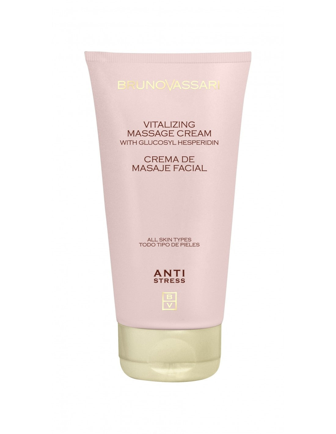 Bruno Vassari Bruno Vassari, Anti Stress, Hydrochinon, Belebend, Massagecreme, Für das Gesicht, 200 ml Regular