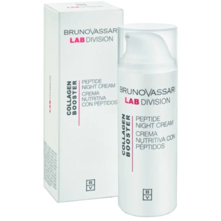 Bruno Vassari Bruno Vassari, Lab Division, Peptide, Anti-Aging, Nacht, Sahne, Für das Gesicht, 50 ml Regular