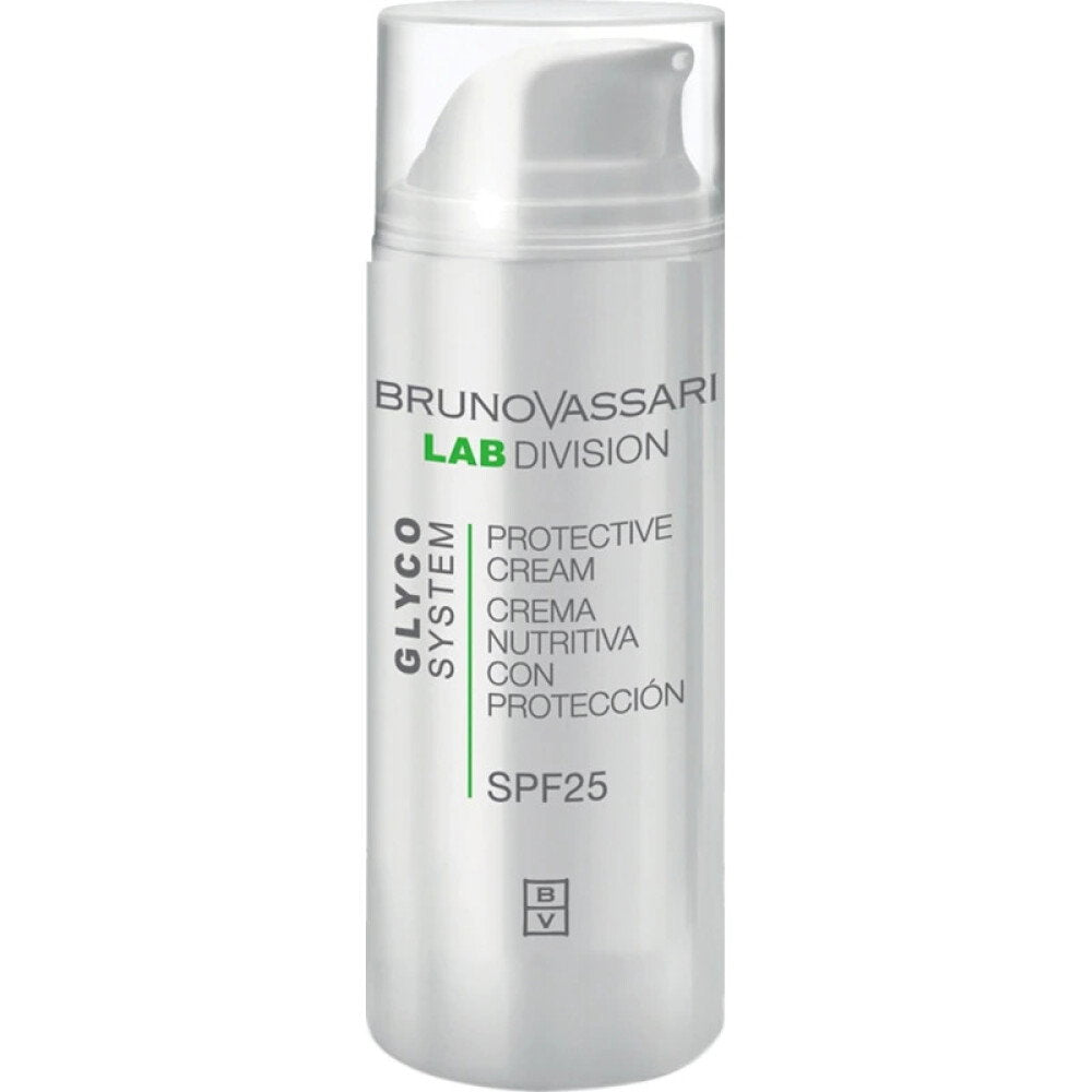 Bruno Vassari Bruno Vassari, Glyco System, Niacinamid, Hydra-nährend, Tag, Sahne, Für das Gesicht, SPF 25, 50 ml Regular