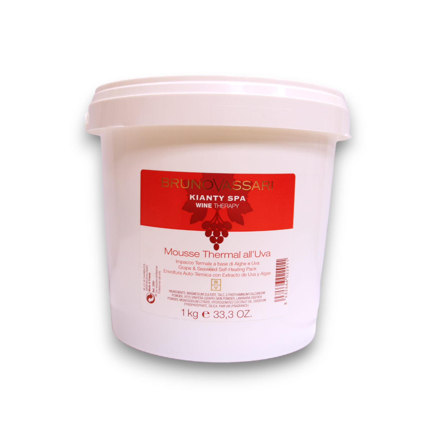 Bruno Vassari Bruno Vassari, Kianty SPA, Traube, Anti-Cellulite, Pudermaske, 1000 g Regular