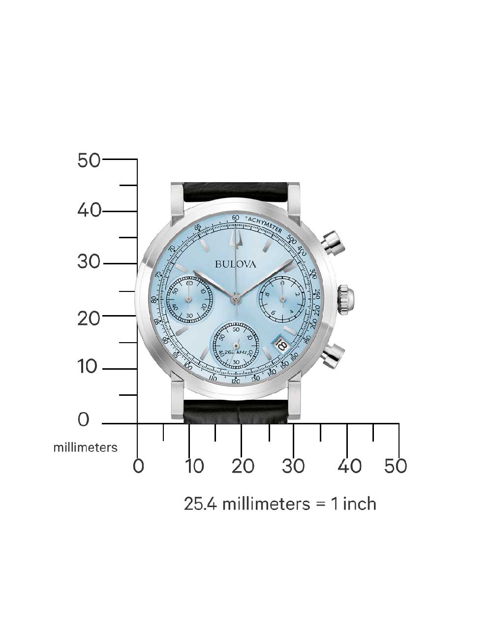 BULOVA 96B456 Chronograph Armbanduhr 46 mm ansicht-3