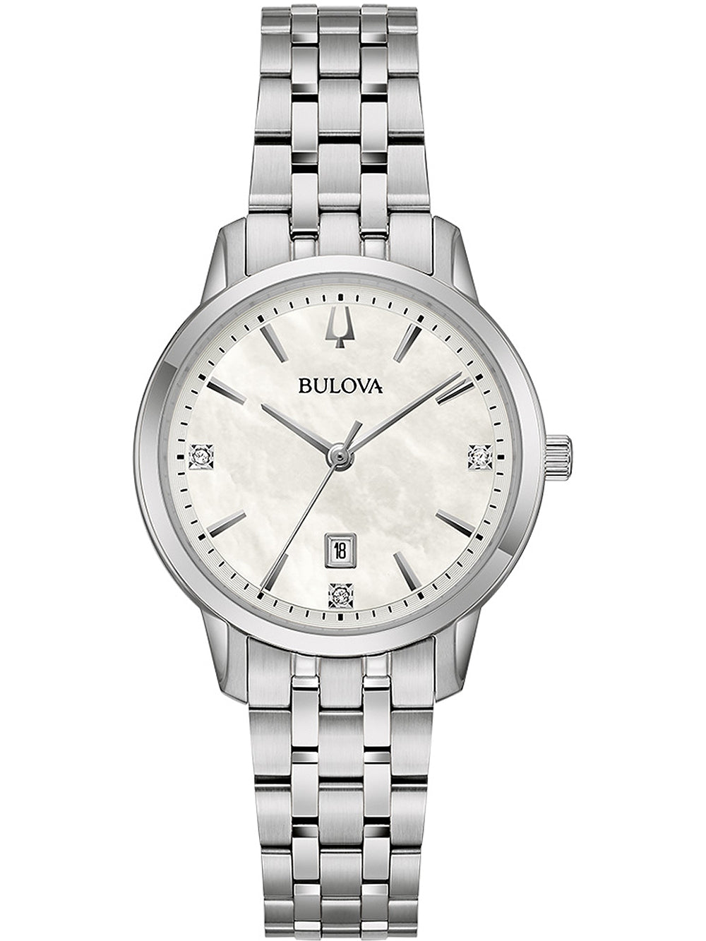 BULOVA 96P233 Analoguhr Armbanduhr 38 mm ansicht-3