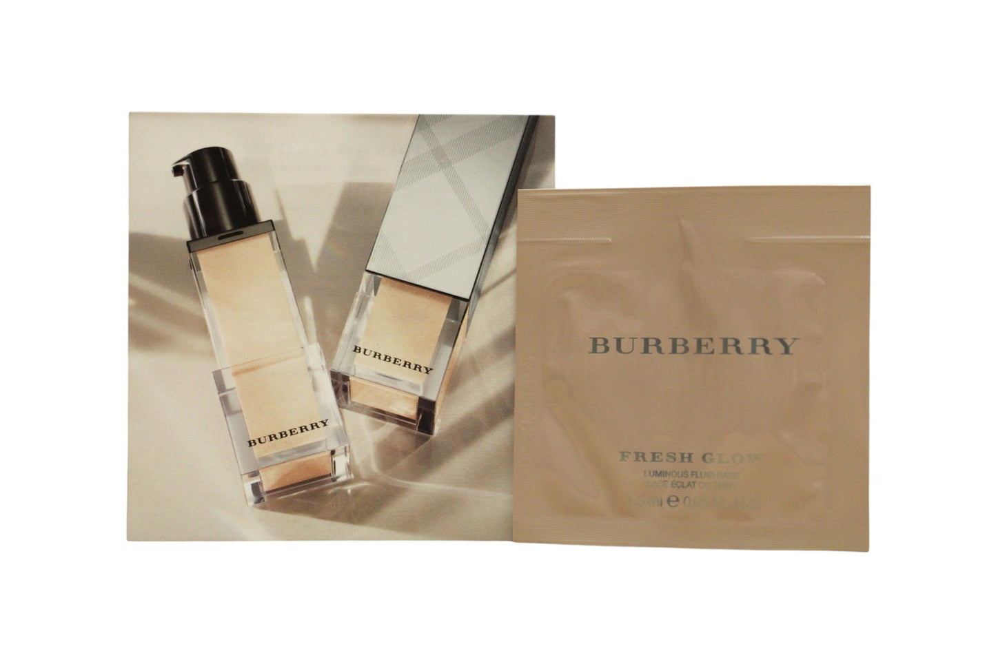 Burberry Burberry, Fresh Glow, Leichte Abdeckung, Flüssige Grundierung, 01, Nackte Strahlung, 1.5 ml *Muster Sample