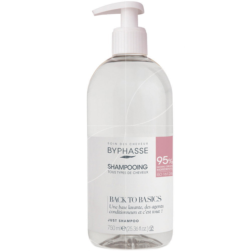 Byphasse Byphasse, Back To Basics, Haarshampoo, Sanfte Reinigung, 750 ml *Tester