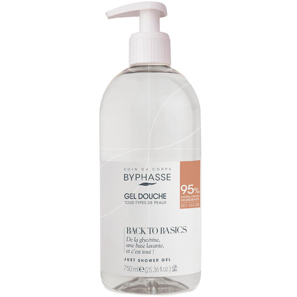 Byphasse Byphasse, Back To Basics, Duschgel, Haut, Alle Hauttypen, 750 ml *Tester