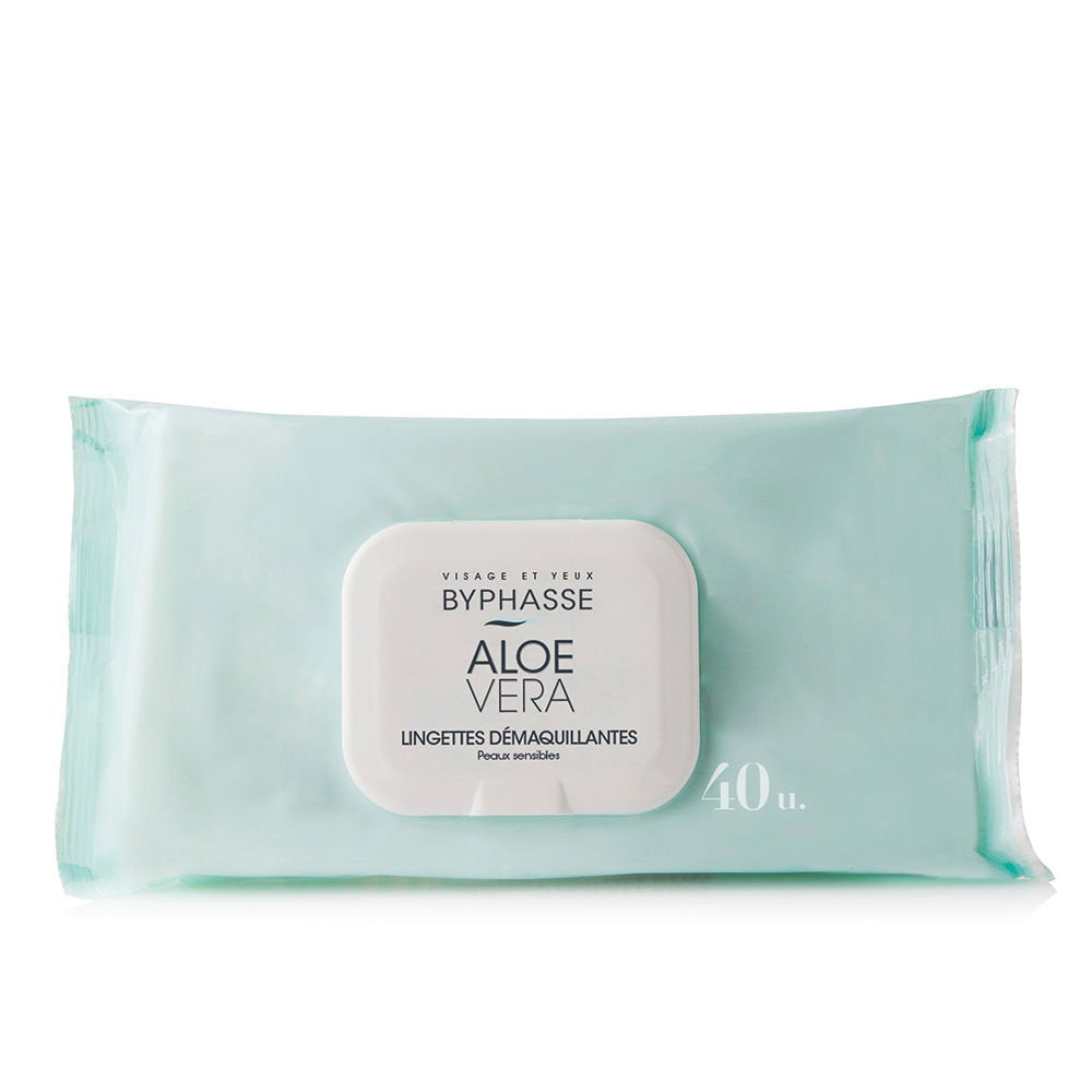 Byphasse Byphasse, Byphasse, Aloe Vera, Reinigungstücher, Für das Gesicht, 40 stk Regular