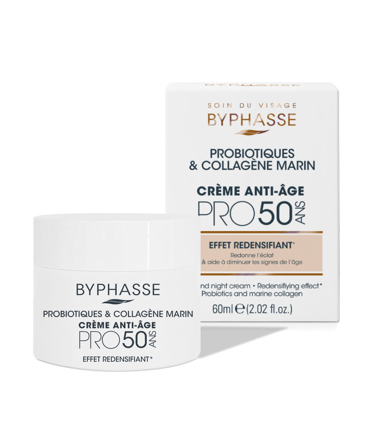 Byphasse Byphasse, Pro 50, Anti-Aging, Sahne, Für das Gesicht, 60 ml Regular