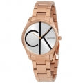 Calvin Klein LUNA K4N23X46 Only Time Armbanduhr 32 mm Gold ansicht-3