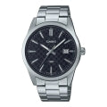 CASIO COLLECTION & VINTAGE DATE - CARBON LOOK - BLACK MTP-VD03D-1AUDF Date Armbanduhr 41 mm Schwarz ansicht-3