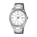 CASIO COLLECTION & VINTAGE DATE - WHITE MTP-1302PD-7A1VEF Date Armbanduhr 38.5 mm Weiss ansicht-3