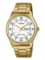 CASIO COLLECTION & VINTAGE DAY DATE - GOLD MTP-V006G-7BUDF Date Armbanduhr 38 mm Gold ansicht-3