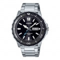 CASIO COLLECTION & VINTAGE DIVER 100M - BLACK MTD-125D-1A3VDF Day & Date Armbanduhr 45.5 mm Schwarz ansicht-3