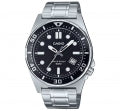 CASIO COLLECTION & VINTAGE DIVER 50M - BLACK MTD-135D-1AVDF Date Armbanduhr 43.5 mm Schwarz ansicht-3