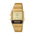 CASIO COLLECTION & VINTAGE EDGY COLLECTION RETRO DIAL - GOLD AQ-800EG-9AEF Multifunction Armbanduhr 40 mm Gold ansicht-3