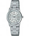 CASIO COLLECTION & VINTAGE LADY DATE - SILVER LTP-V002D-7BUDF Date Armbanduhr 25 mm Silber ansicht-3