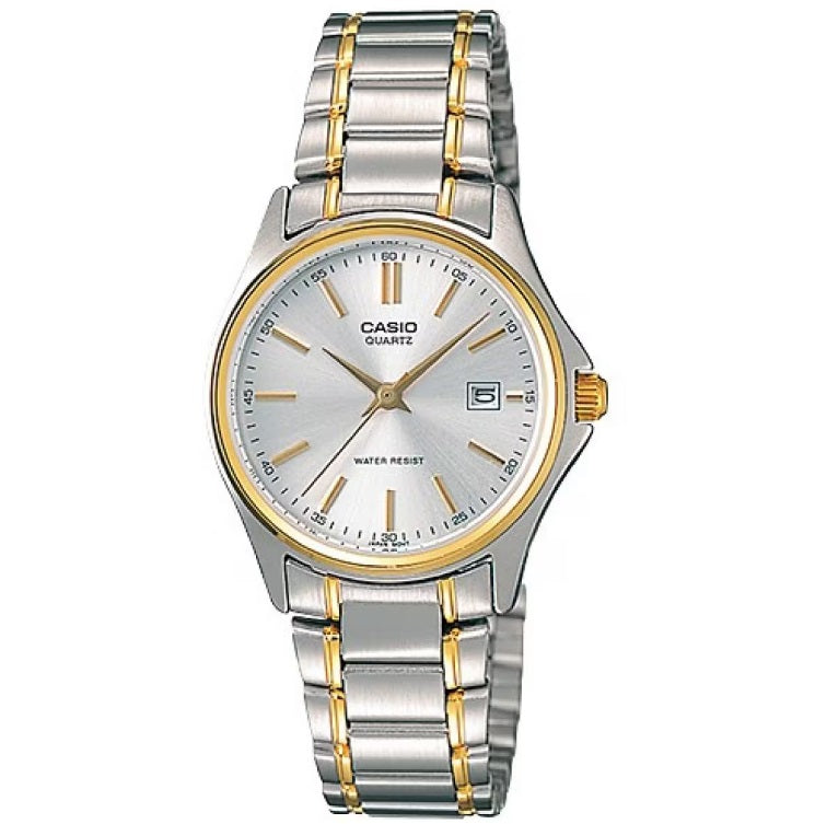CASIO COLLECTION & VINTAGE LTP-1183G-7ADF Date Armbanduhr 28 mm Gold ansicht-3