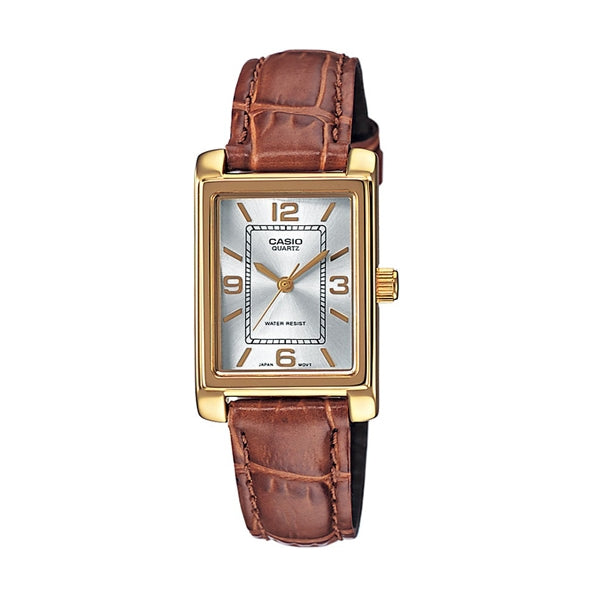 CASIO COLLECTION & VINTAGE LTP-1234PGL-7AEG Only Time Armbanduhr 21 mm Gold ansicht-3