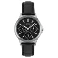 CASIO COLLECTION & VINTAGE Damen Quarzuhr mit Datum aus Edelstahl mit Lederarmband 33 mm – Seitenansicht