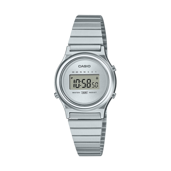 CASIO COLLECTION & VINTAGE MINI COLLECTION SLIM ROUND - SILVER LA700WE-7AEF Multifunction Armbanduhr 26.5 mm Silber ansicht-3