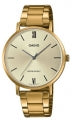 CASIO COLLECTION & VINTAGE MINIMAL GOLD - GOLD LTP-VT01G-9BUDF Only Time Armbanduhr 34 mm Gold ansicht-3