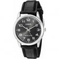 CASIO COLLECTION & VINTAGE MTP-V001L-1BUDF Only Time Armbanduhr 38 mm Schwarz ansicht-3