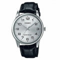 CASIO COLLECTION & VINTAGE Herren Quarzuhr aus Leder 38 mm MTP-V001L-7BUDF – Seitenansicht