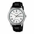CASIO COLLECTION & VINTAGE MTP-V006L-7BUDF Analoguhr Armbanduhr 38 mm Weiss ansicht-3