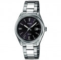 CASIO COLLECTION & VINTAGE ONLY TIME LADY - BLACK LTP-V005D-1AUDF Only Time Armbanduhr 34 mm Schwarz ansicht-3