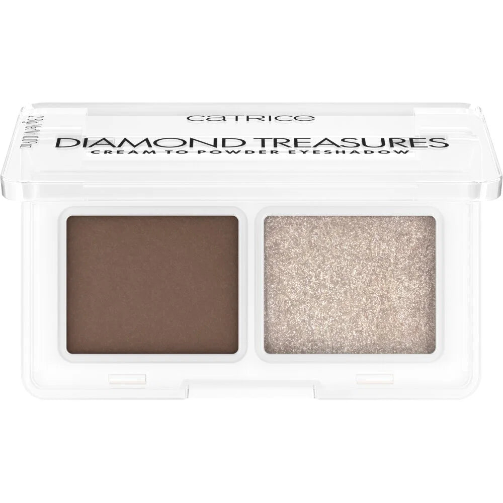 Catrice Lidschattenpalette Catrice, Diamond Treasures, Eyeshadow Palette, 010, Hazel Spark, 2 Shades, 2.8 g Regular