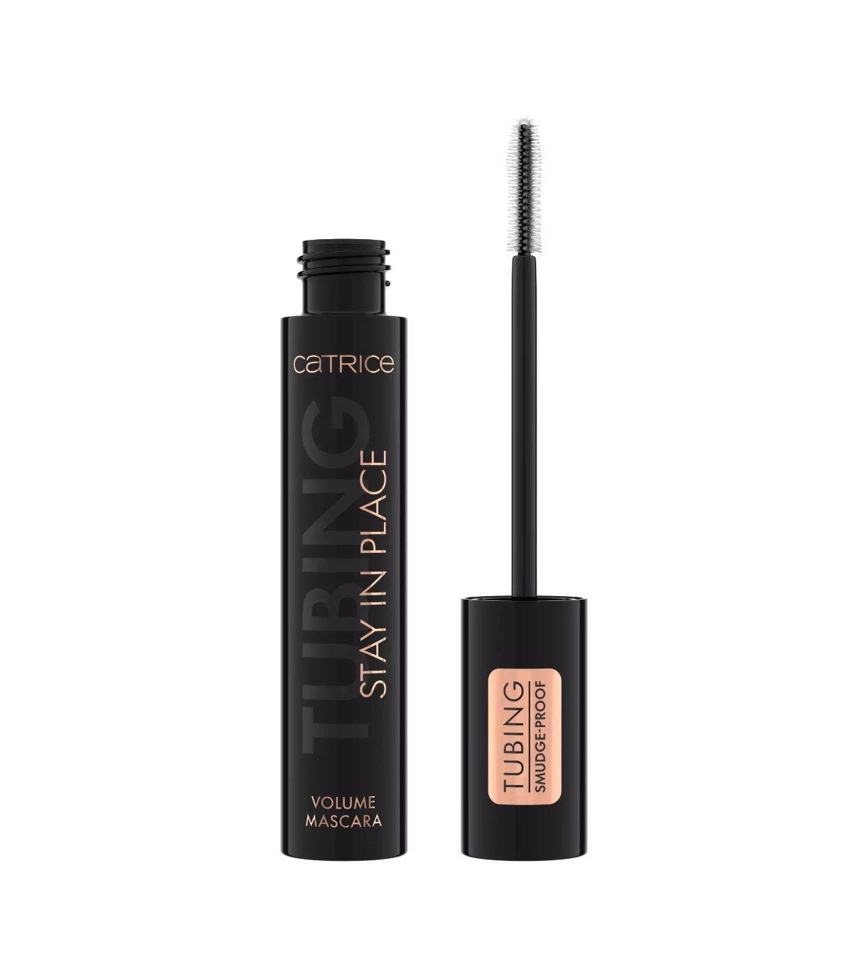 Catrice Catrice, Tubing Stay In Place, Volumen, Wimperntusche, 010, Panda-Proof Black, 11 ml Regular